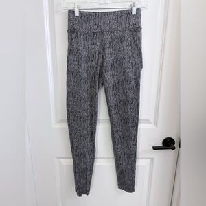 Athleta Stylish Black and White Leggings